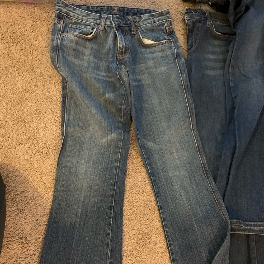7 seven jeans size 27 flare at bottom